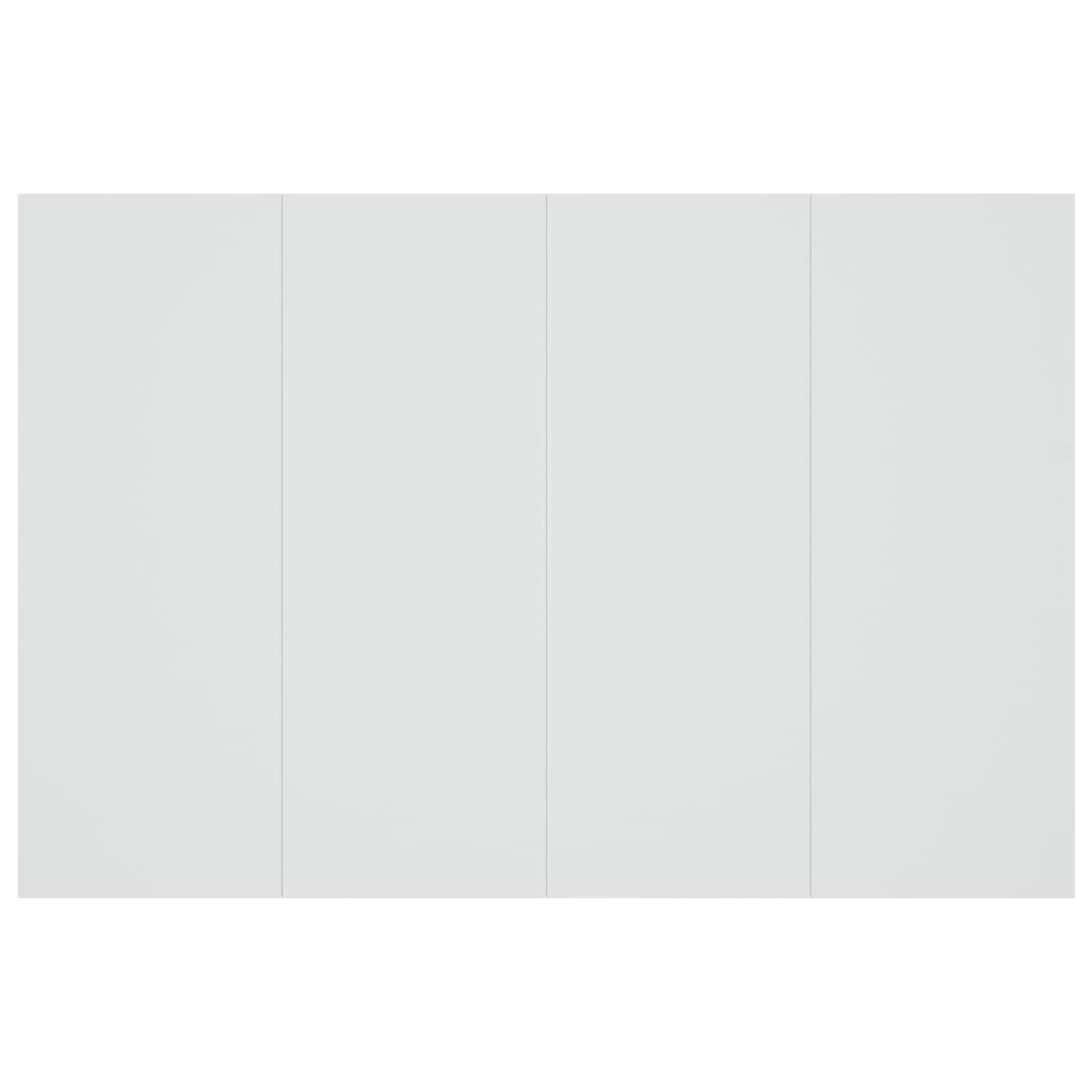 vidaXL Tăblie de pat, alb, 120x1,5x80 cm, lemn prelucrat