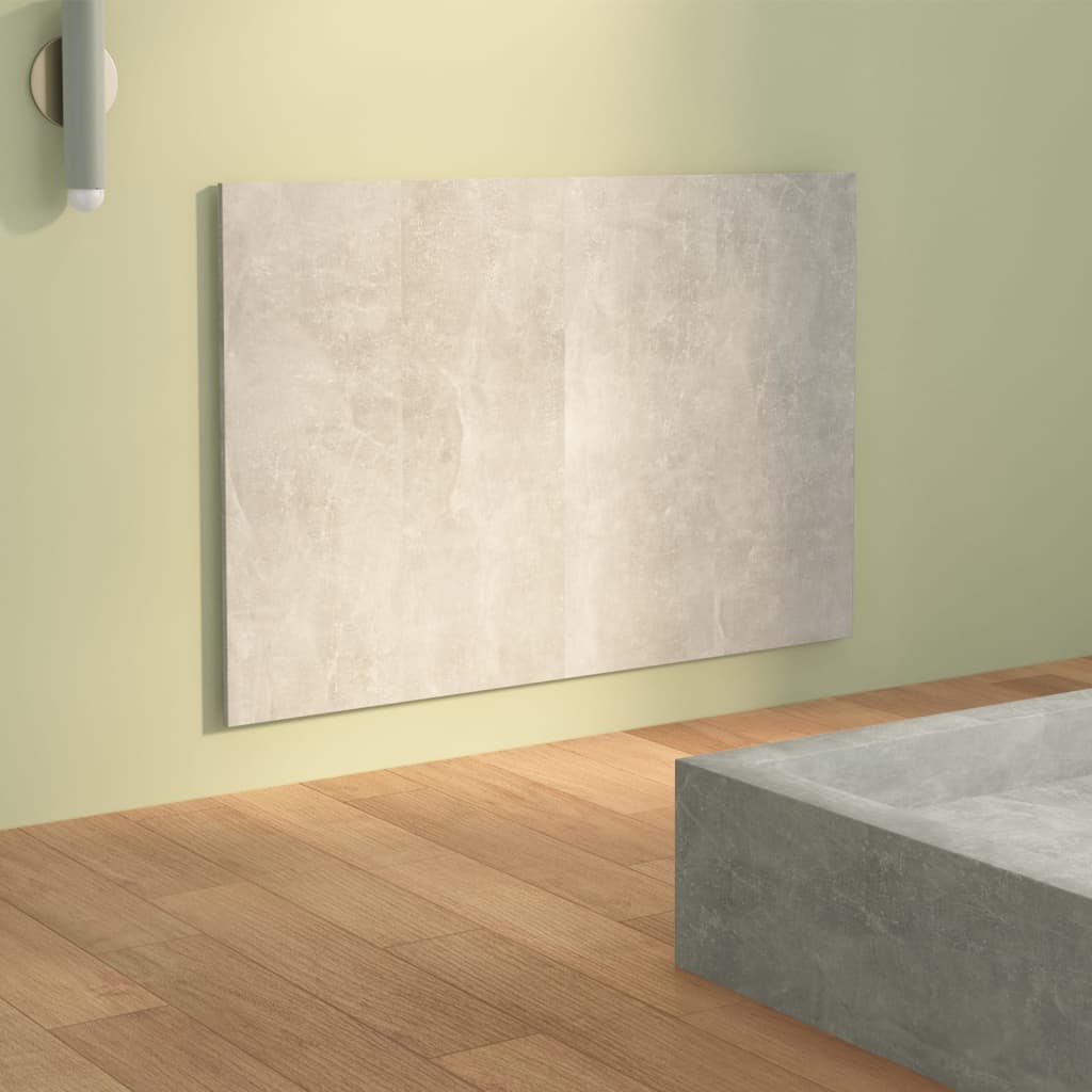vidaXL Tăblie de pat, gri beton, 120x1,5x80 cm, lemn prelucrat vidaXL Tăblie de pat, gri beton, 120x1,5x80 cm, lemn prelucrat
