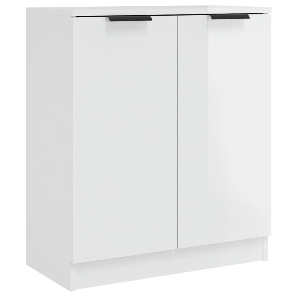 vidaXL Servantă, alb extralucios, 60x30x70 cm, lemn prelucrat vidaXL Servantă, alb extralucios, 60x30x70 cm, lemn prelucrat