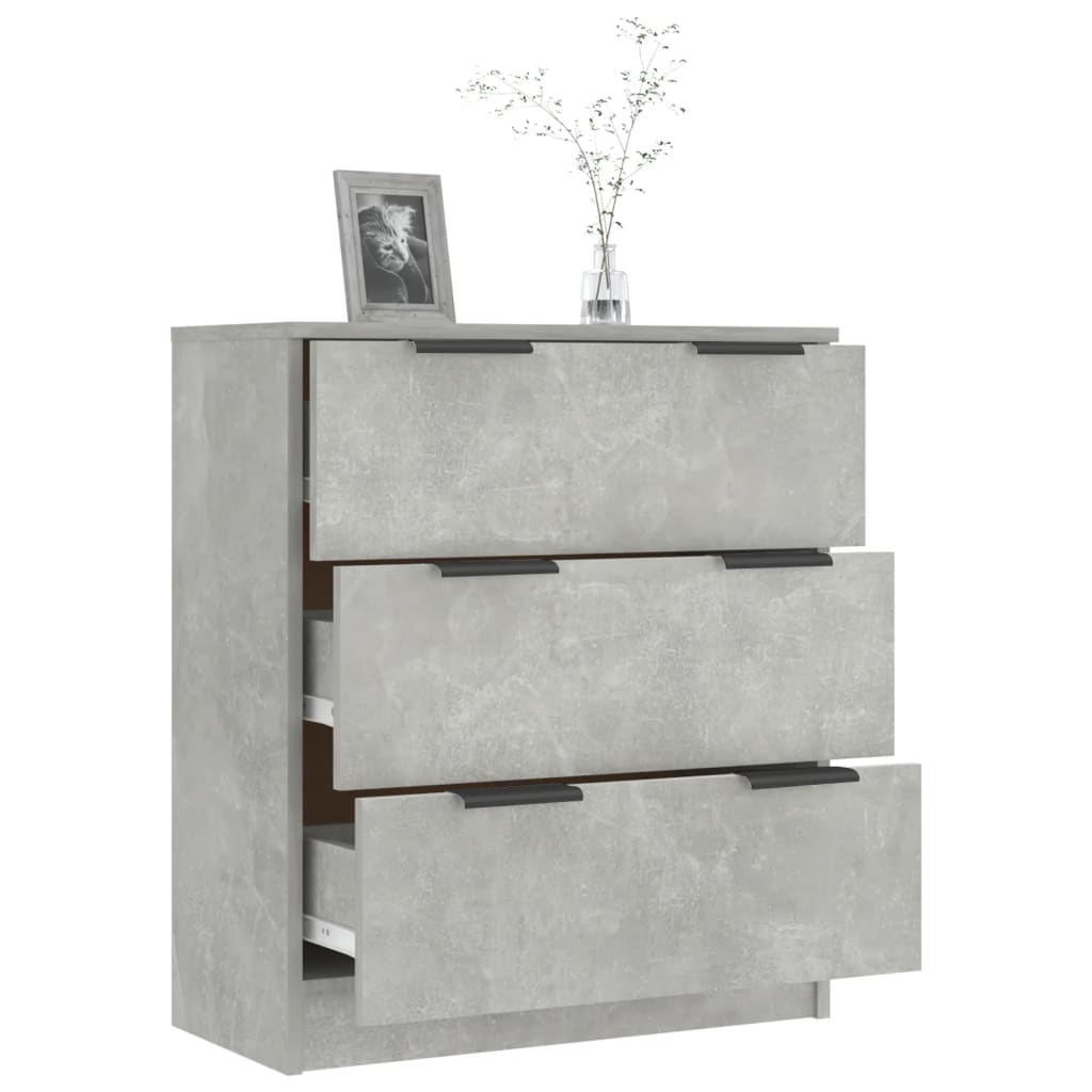 vidaXL Dulap, gri beton, 60x30x70 cm, lemn prelucrat vidaXL Dulap, gri beton, 60x30x70 cm, lemn prelucrat