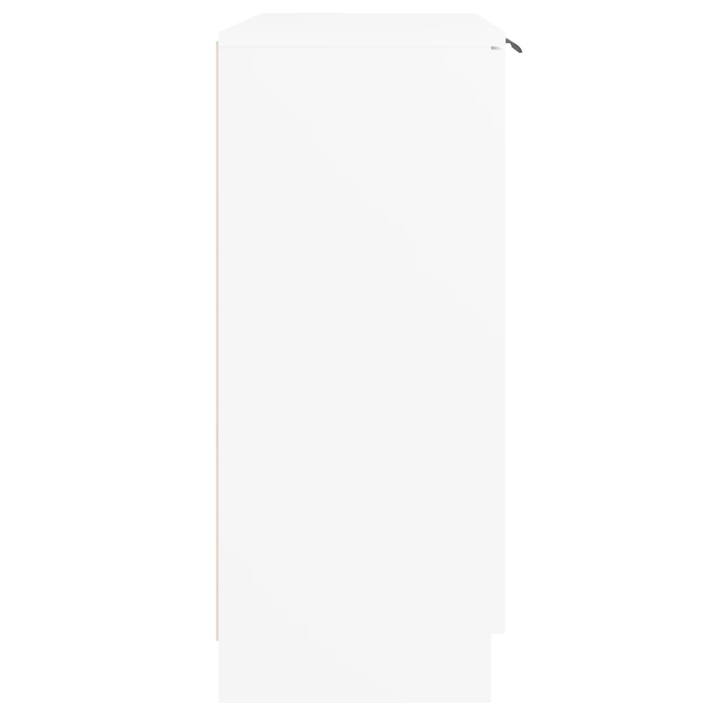 vidaXL Dulap, alb, 60x30x70 cm, lemn prelucrat