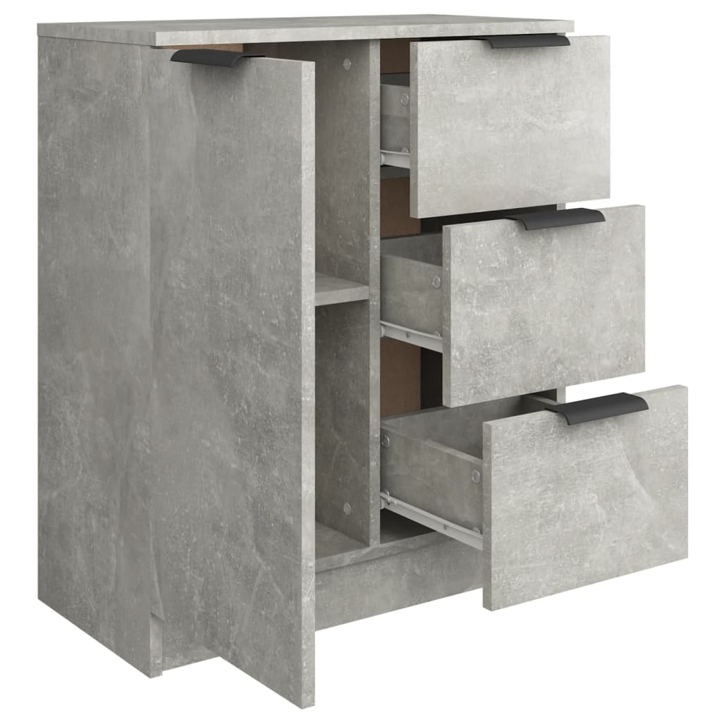 vidaXL Dulap, gri beton, 60x30x70 cm, lemn prelucrat vidaXL Dulap, gri beton, 60x30x70 cm, lemn prelucrat