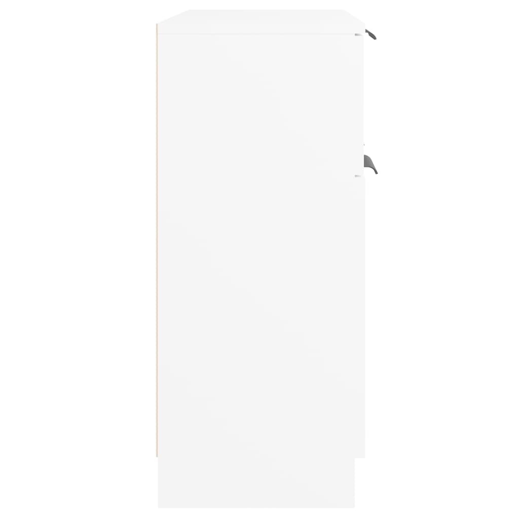vidaXL Dulap, alb, 60x30x70 cm, lemn prelucrat