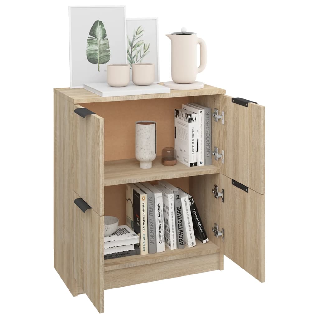 vidaXL Servantă, stejar sonoma, 60x30x70 cm, lemn prelucrat vidaXL Servantă, stejar sonoma, 60x30x70 cm, lemn prelucrat