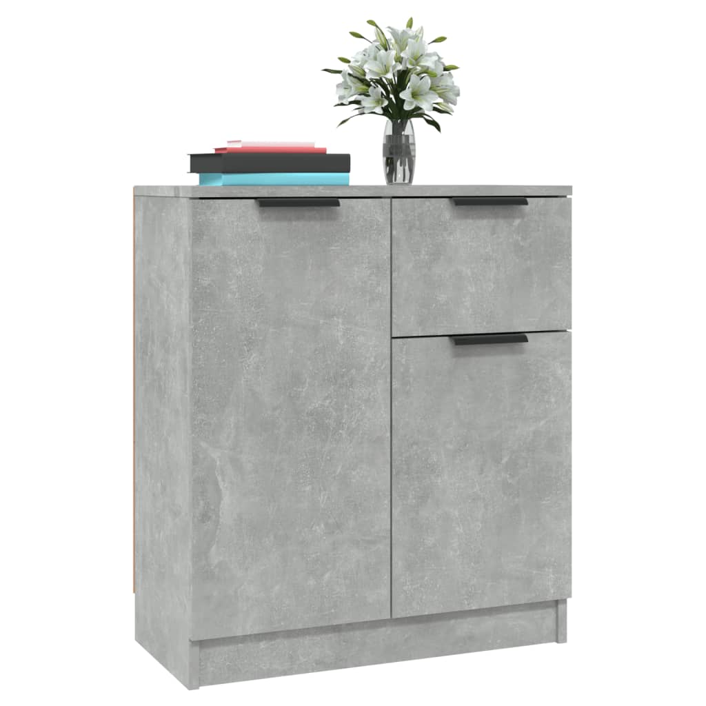vidaXL Dulap, gri beton, 60x30x70 cm, lemn prelucrat