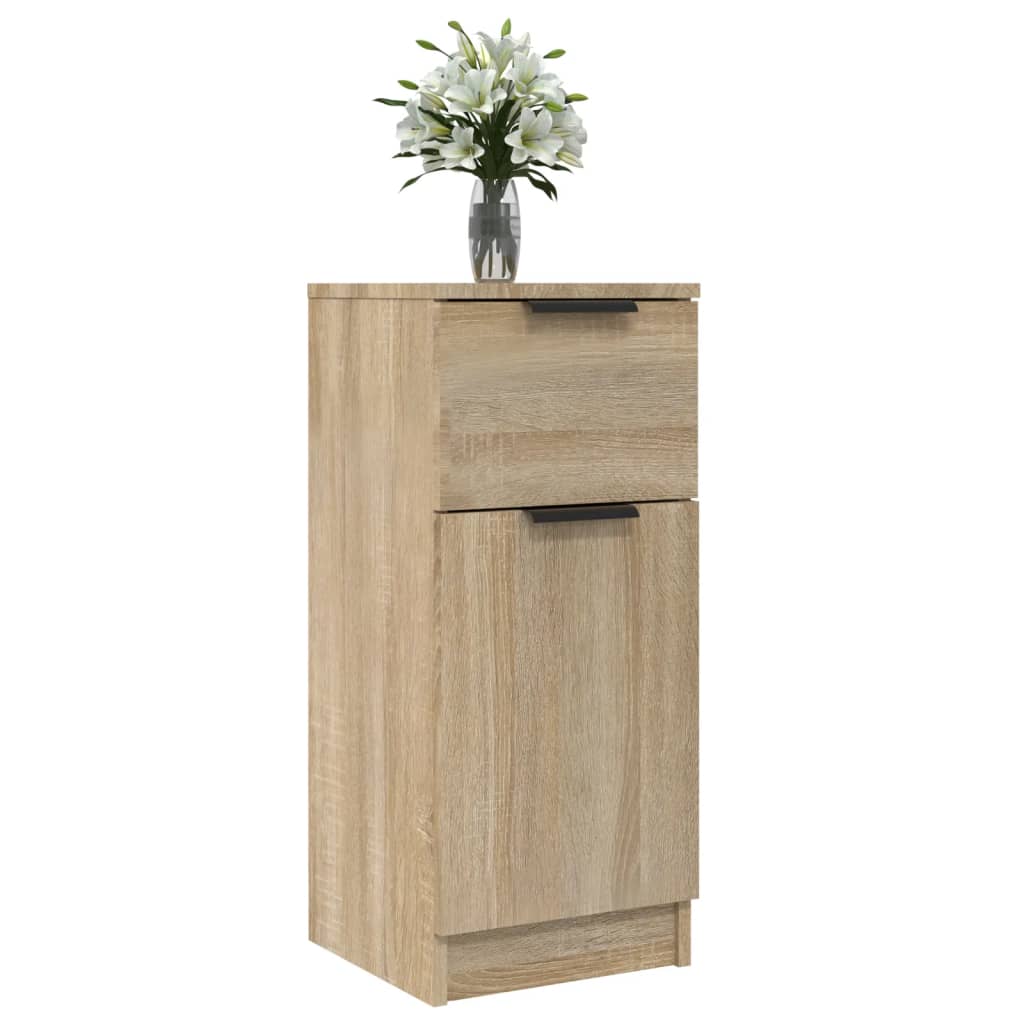 vidaXL Dulapuri, 2 buc., stejar sonoma, 30x30x70 cm, lemn compozit