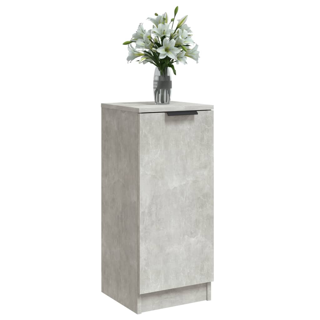 vidaXL Dulapuri, 2 buc., gri beton, 30x30x70 cm, lemn compozit