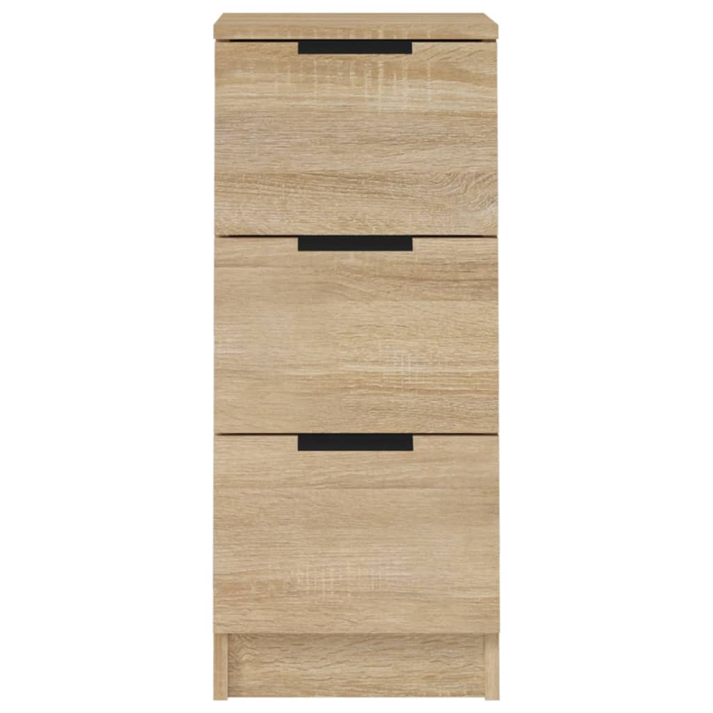 vidaXL Dulapuri, 2 buc., stejar sonoma, 30x30x70 cm, lemn compozit