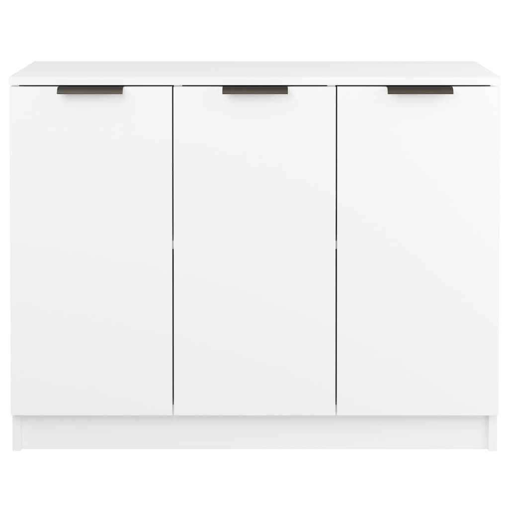 vidaXL Servantă, alb, 90,5x30x70 cm, lemn prelucrat vidaXL Servantă, alb, 90,5x30x70 cm, lemn prelucrat