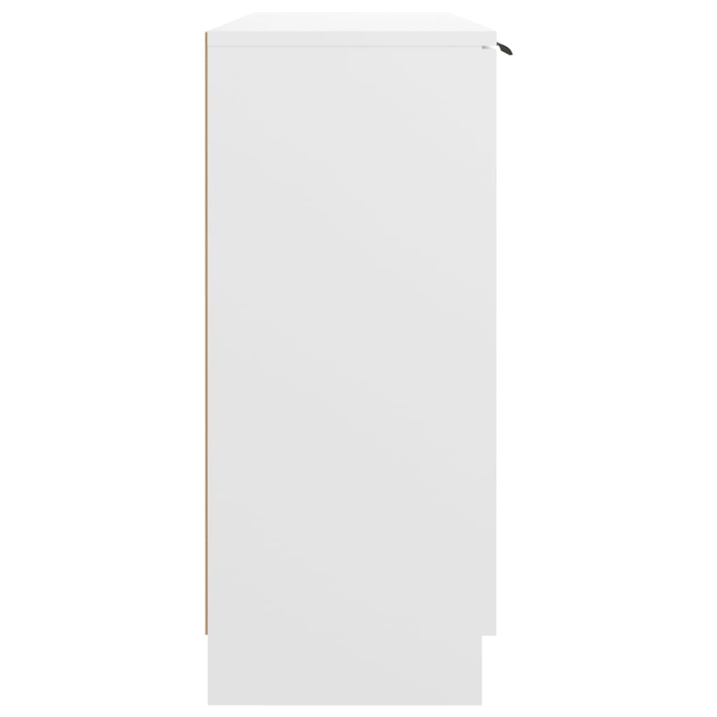 vidaXL Servantă, alb, 90,5x30x70 cm, lemn prelucrat vidaXL Servantă, alb, 90,5x30x70 cm, lemn prelucrat