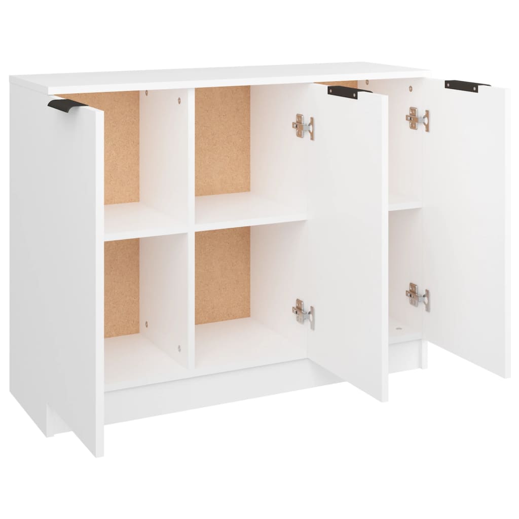 vidaXL Servantă, alb, 90,5x30x70 cm, lemn prelucrat vidaXL Servantă, alb, 90,5x30x70 cm, lemn prelucrat