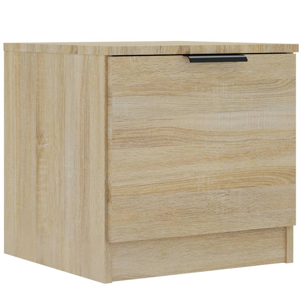 vidaXL Noptiere, 2 buc., stejar sonoma, 40x39x40 cm