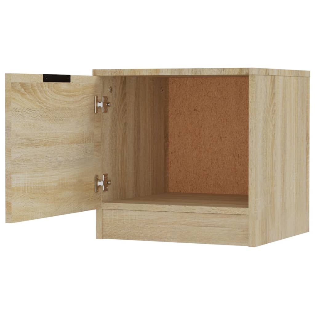 vidaXL Noptiere, 2 buc., stejar sonoma, 40x39x40 cm