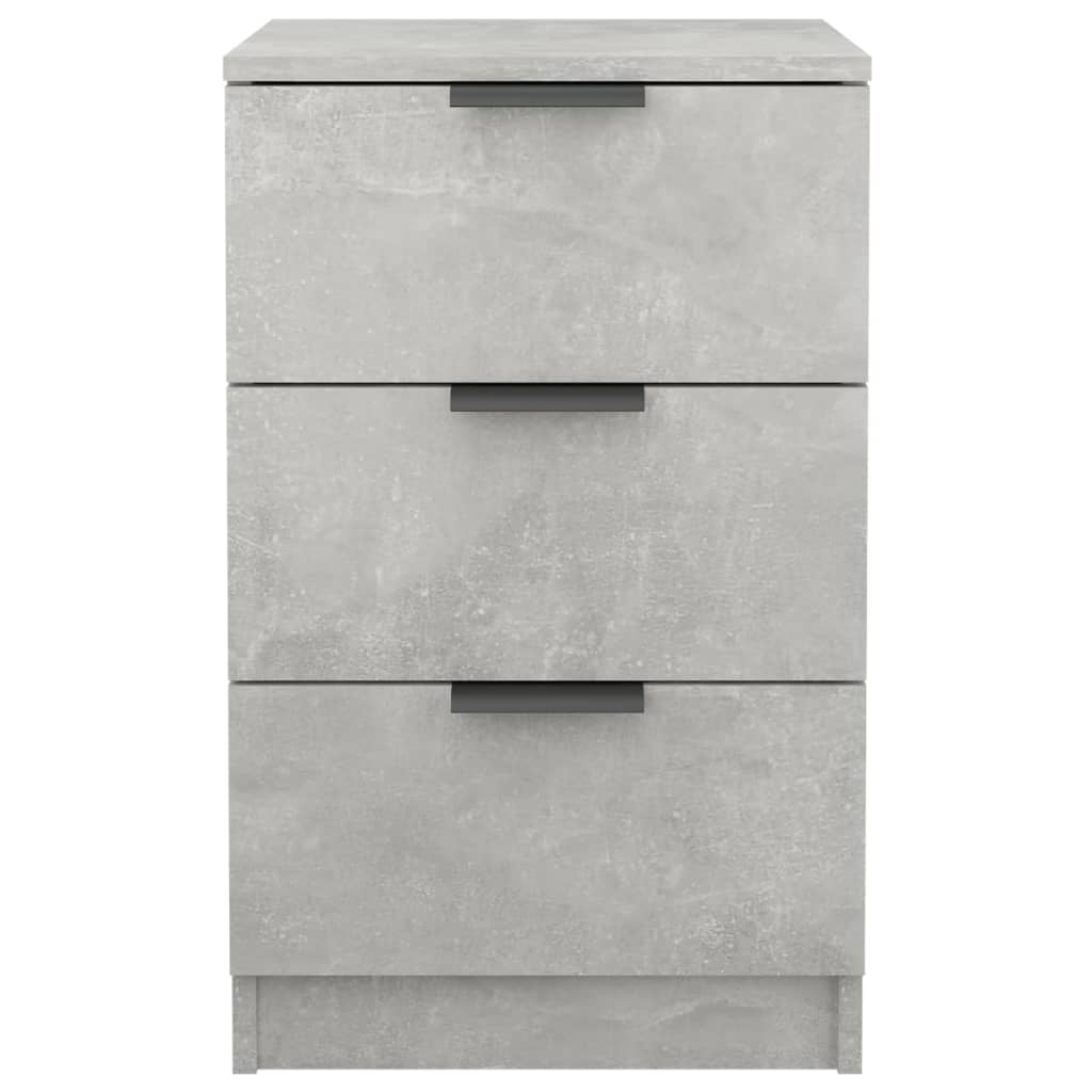 vidaXL Noptiere, 2 buc., gri beton, 40x36x65 cm vidaXL Noptiere, 2 buc., gri beton, 40x36x65 cm