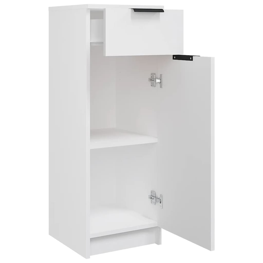 vidaXL Dulap de baie, alb, 32x34x90 cm, lemn compozit vidaXL Dulap de baie, alb, 32x34x90 cm, lemn compozit