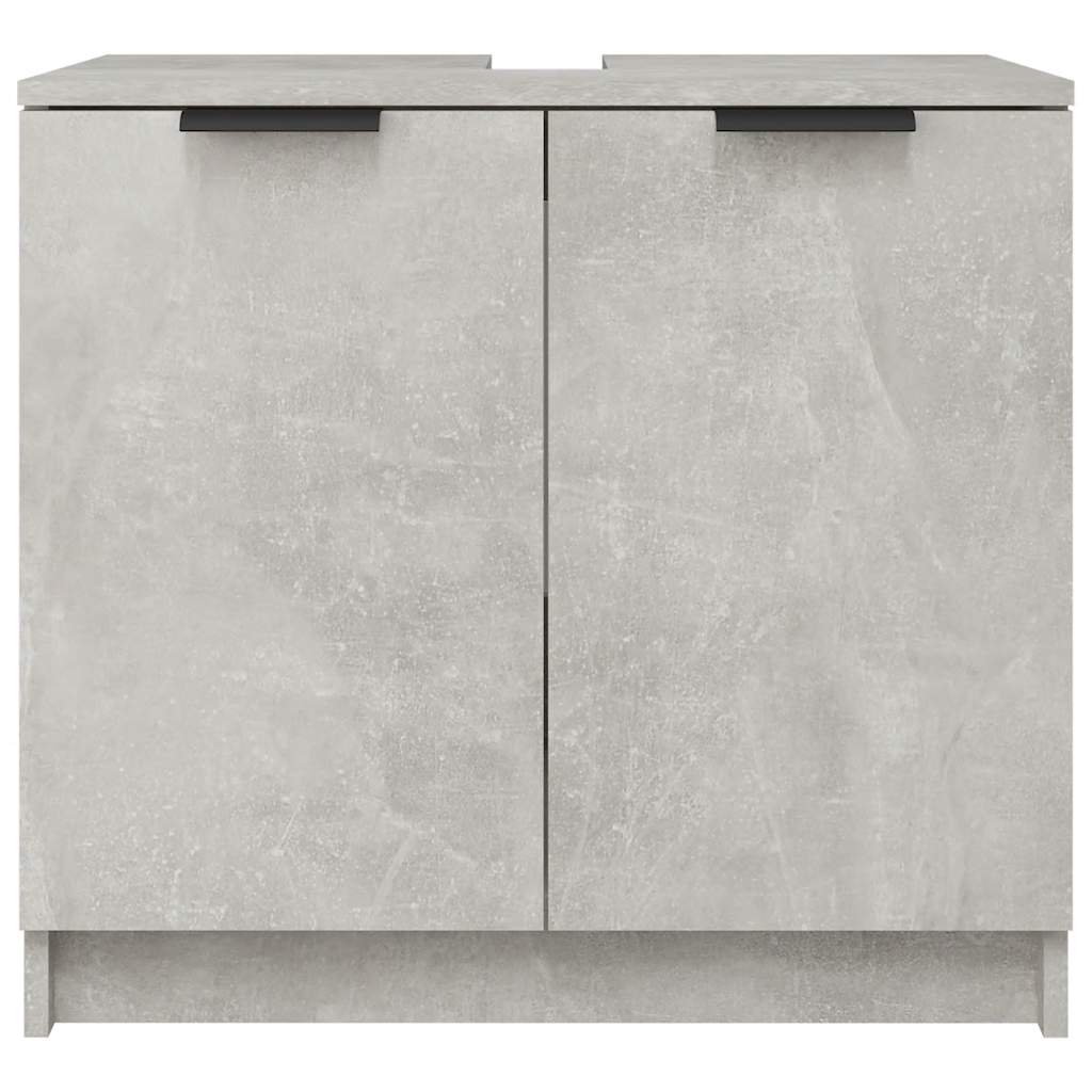 vidaXL Dulap de baie, gri beton, 64,5x33,5x59 cm, lemn compozit