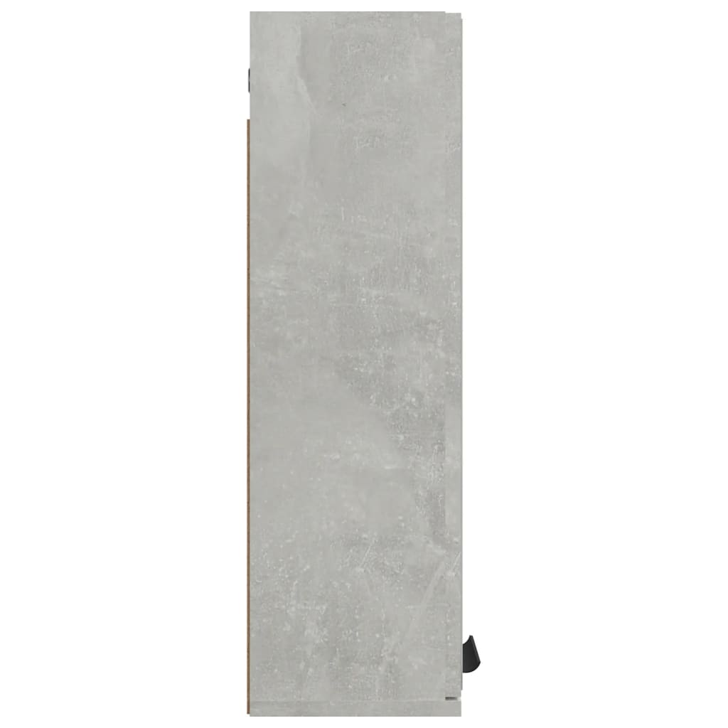 vidaXL Dulap de baie cu oglindă, gri beton, 64x20x67 cm