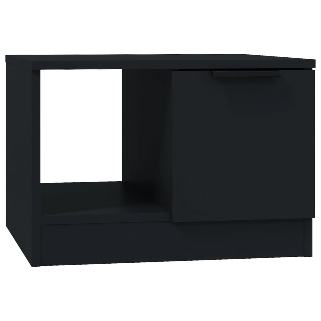 vidaXL Măsuță de cafea, negru, 50x50x36 cm, lemn prelucrat vidaXL Măsuță de cafea, negru, 50x50x36 cm, lemn prelucrat