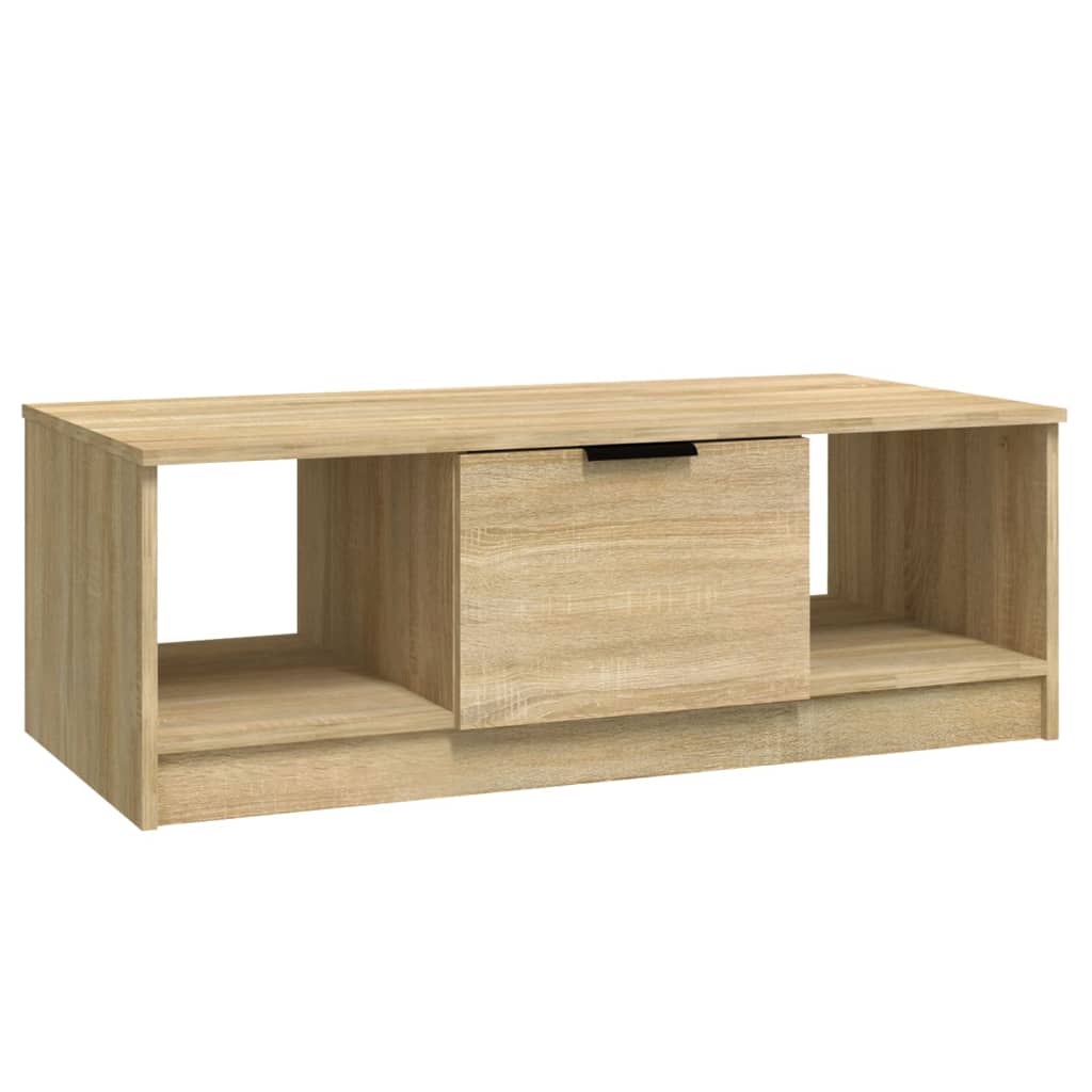 vidaXL Măsuță de cafea, stejar sonoma, 102x50x36 cm, lemn prelucrat vidaXL Măsuță de cafea, stejar sonoma, 102x50x36 cm, lemn prelucrat