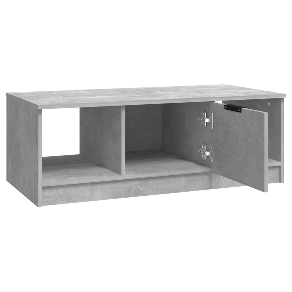 vidaXL Măsuță de cafea, gri beton, 102x50x36 cm, lemn prelucrat vidaXL Măsuță de cafea, gri beton, 102x50x36 cm, lemn prelucrat