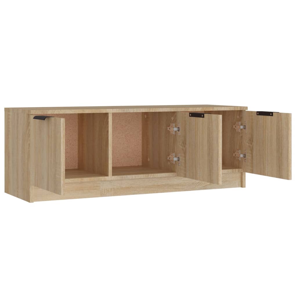 vidaXL Comodă TV, stejar sonoma, 102x35x36,5 cm, lemn prelucrat vidaXL Comodă TV, stejar sonoma, 102x35x36,5 cm, lemn prelucrat