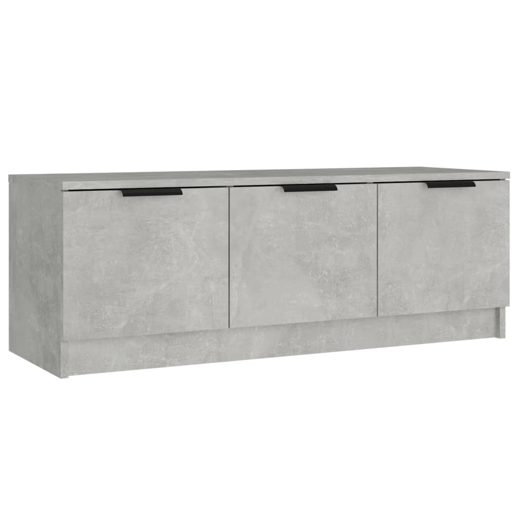 vidaXL Comodă TV, gri beton, 102x35x36,5 cm, lemn prelucrat vidaXL Comodă TV, gri beton, 102x35x36,5 cm, lemn prelucrat