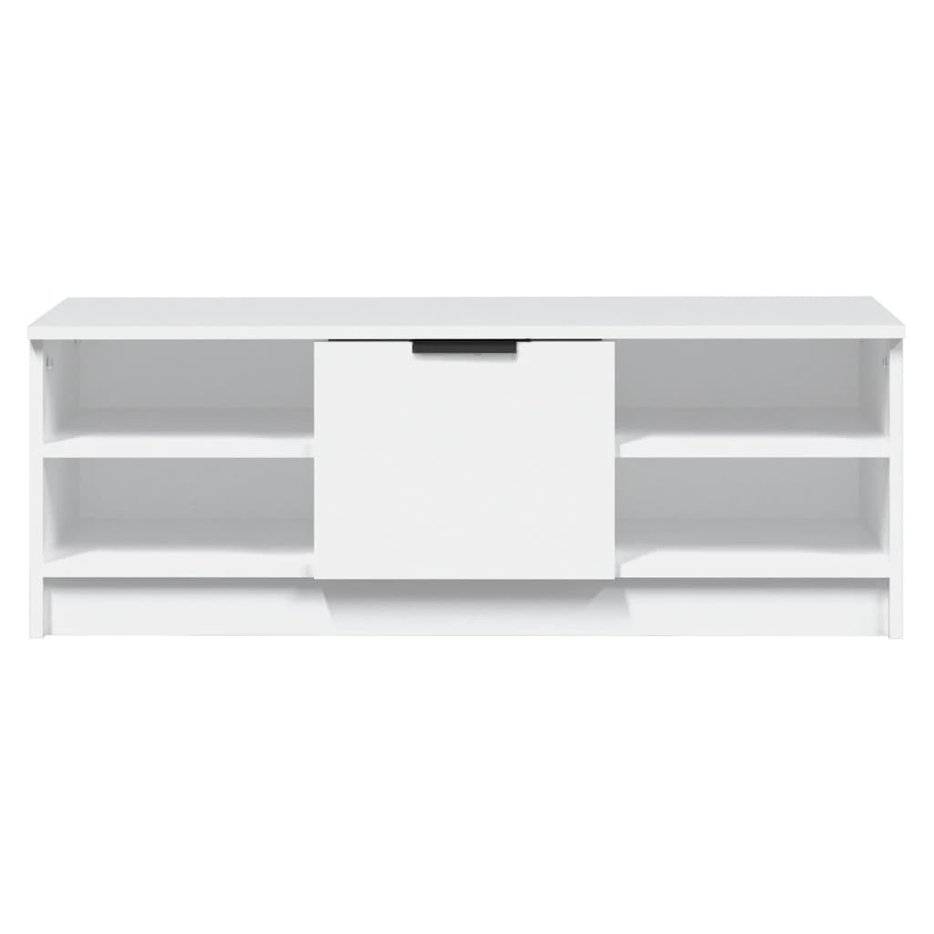 vidaXL Comodă TV, alb, 102x35,5x36,5 cm, lemn compozit vidaXL Comodă TV, alb, 102x35,5x36,5 cm, lemn compozit
