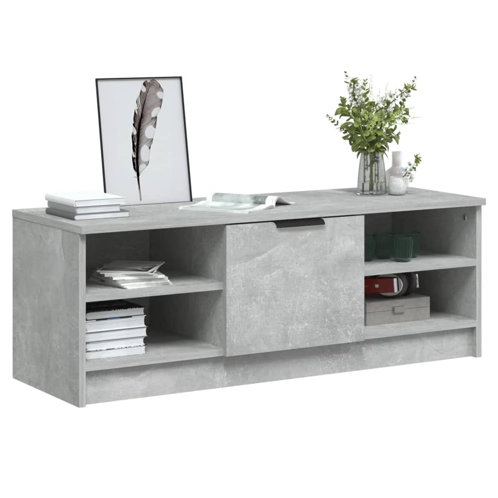 vidaXL Comodă TV, gri beton, 102x35,5x36,5 cm, lemn compozit vidaXL Comodă TV, gri beton, 102x35,5x36,5 cm, lemn compozit