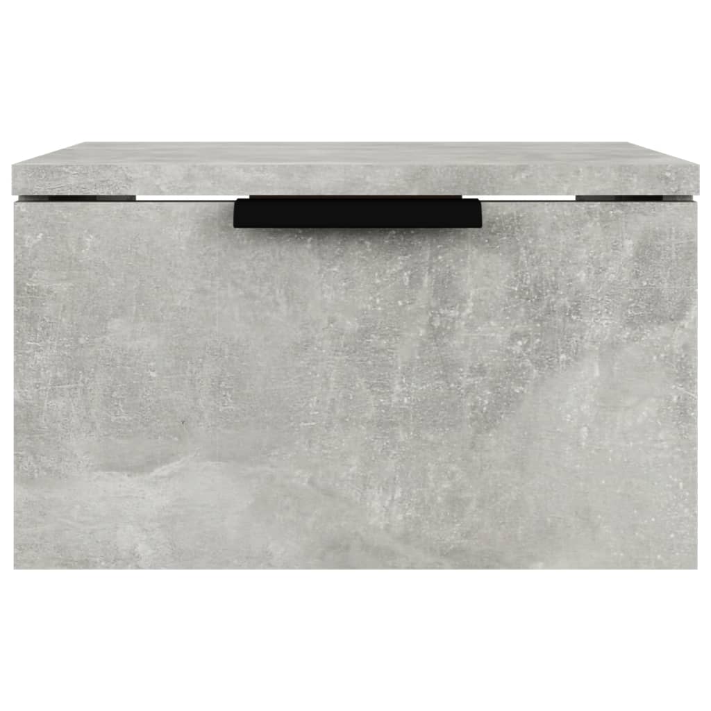 vidaXL Noptieră de perete, gri beton, 34x30x20 cm vidaXL Noptieră de perete, gri beton, 34x30x20 cm