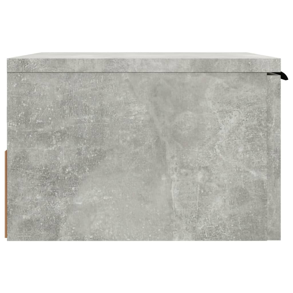 vidaXL Noptieră de perete, gri beton, 34x30x20 cm vidaXL Noptieră de perete, gri beton, 34x30x20 cm
