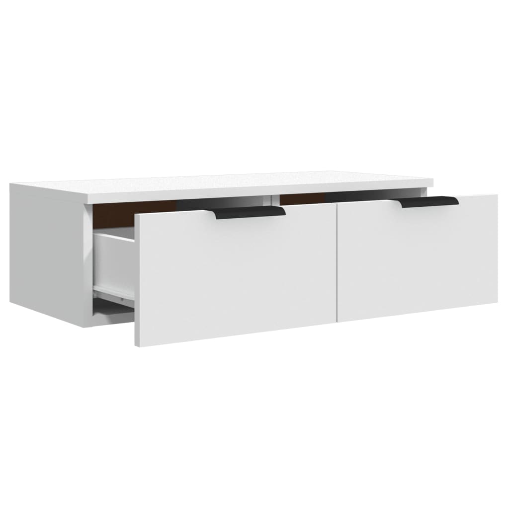vidaXL Dulap de perete, alb, 68x30x20 cm, lemn prelucrat