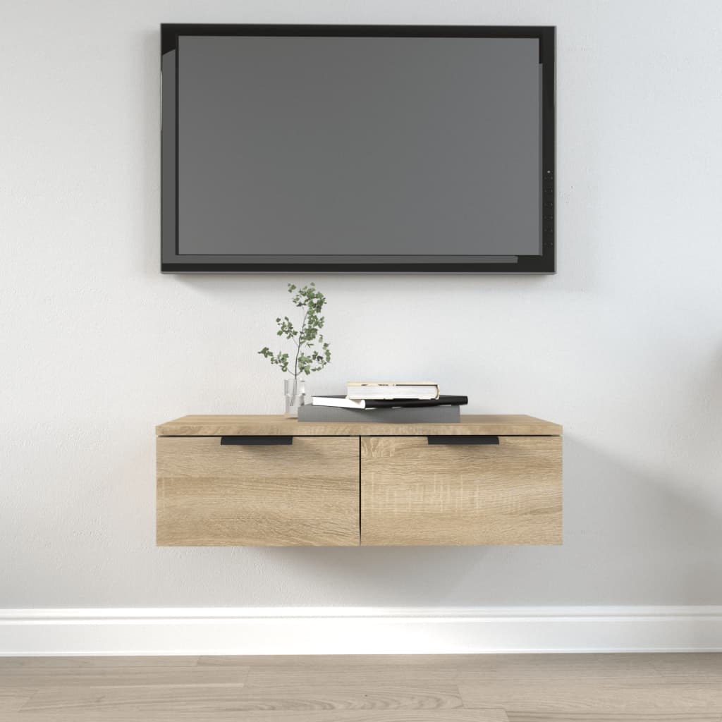 vidaXL Dulap de perete, stejar sonoma, 68x30x20 cm, lemn compozit vidaXL Dulap de perete, stejar sonoma, 68x30x20 cm, lemn compozit