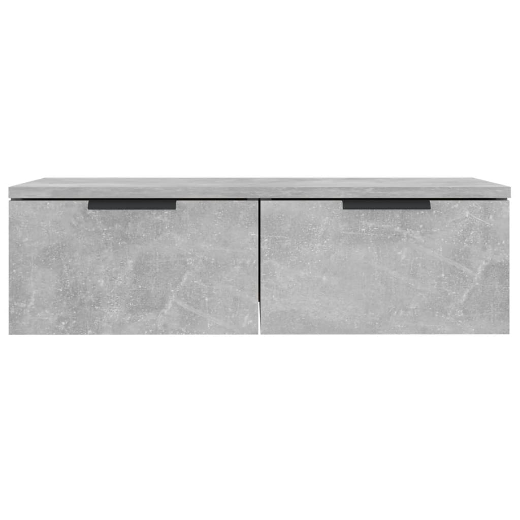 vidaXL Dulap de perete, gri beton, 68x30x20 cm, lemn compozit