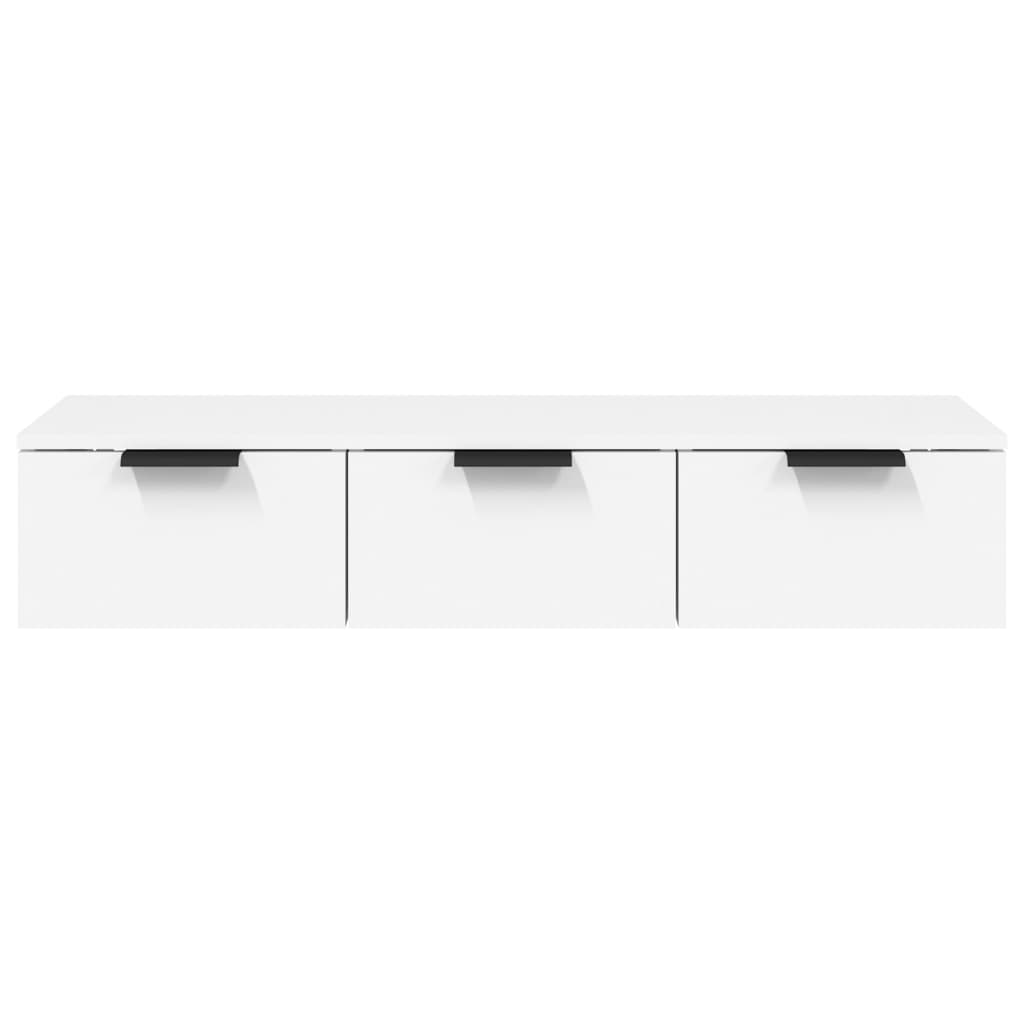 vidaXL Dulap de perete, alb, 102x30x20 cm, lemn compozit vidaXL Dulap de perete, alb, 102x30x20 cm, lemn compozit