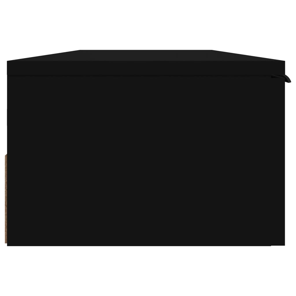 vidaXL Dulap de perete, negru, 102x30x20 cm, lemn prelucrat vidaXL Dulap de perete, negru, 102x30x20 cm, lemn prelucrat