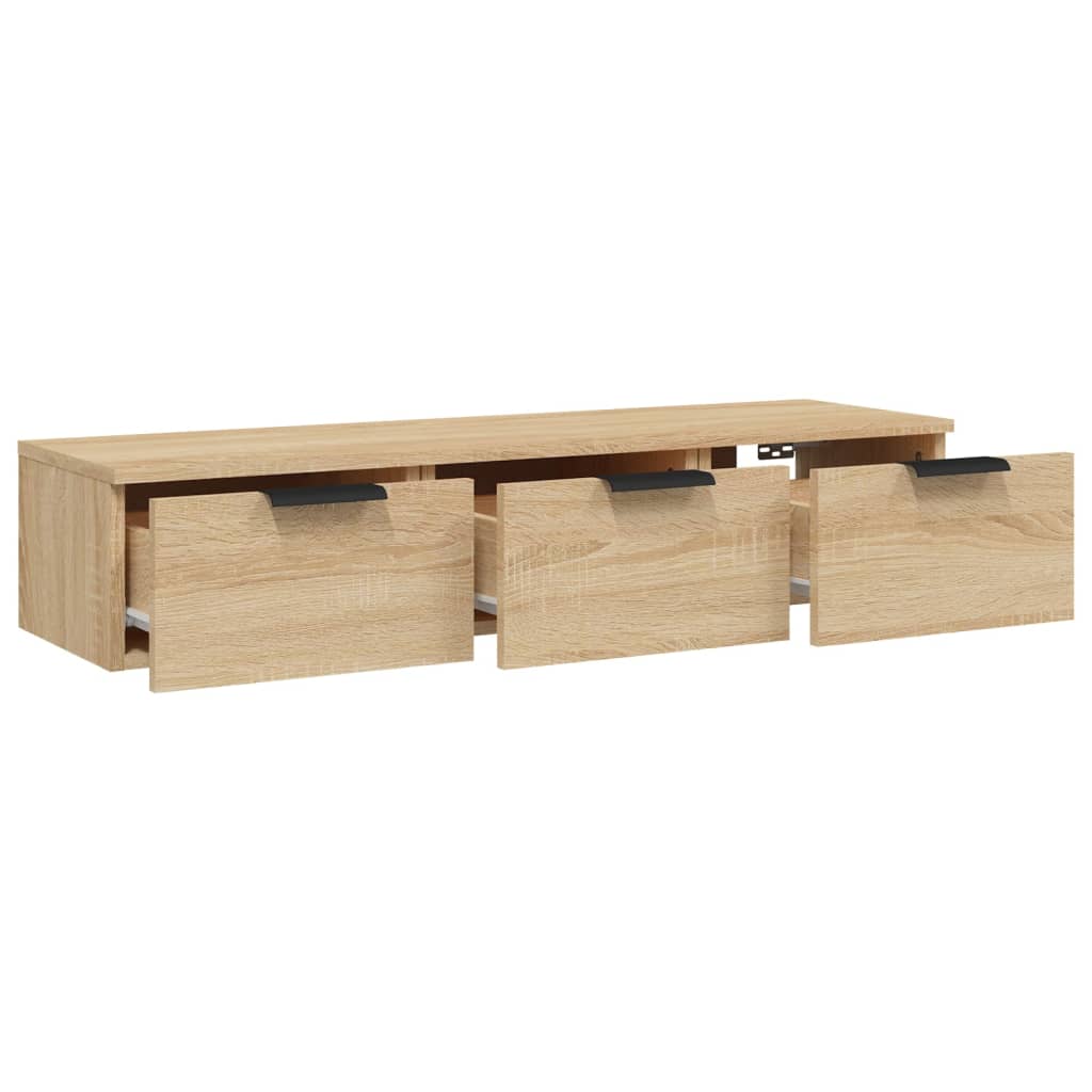 vidaXL Dulap de perete, stejar sonoma, 102x30x20 cm, lemn compozit vidaXL Dulap de perete, stejar sonoma, 102x30x20 cm, lemn compozit