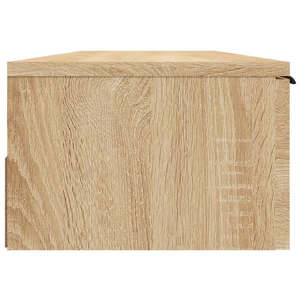 vidaXL Dulap de perete, stejar sonoma, 102x30x20 cm, lemn compozit vidaXL Dulap de perete, stejar sonoma, 102x30x20 cm, lemn compozit