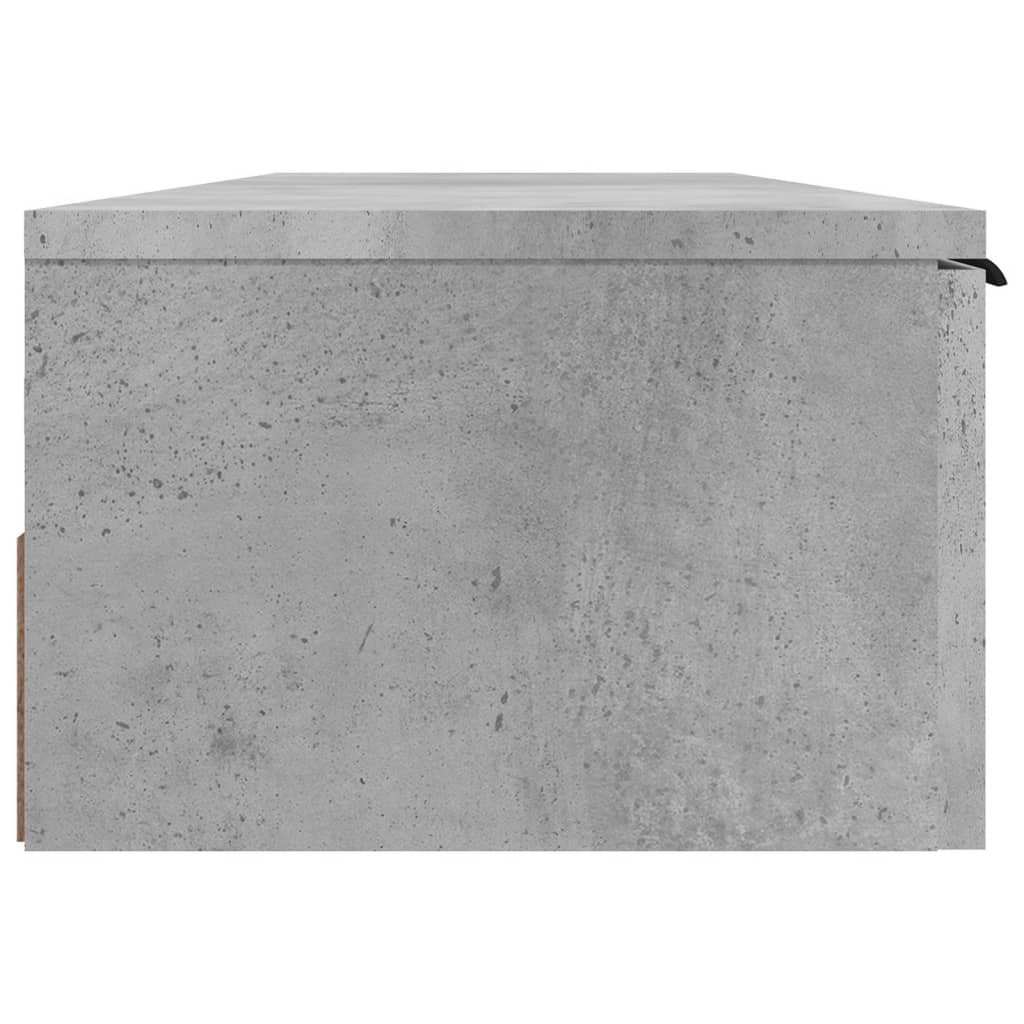 vidaXL Dulap de perete, gri beton, 102x30x20 cm, lemn compozit vidaXL Dulap de perete, gri beton, 102x30x20 cm, lemn compozit
