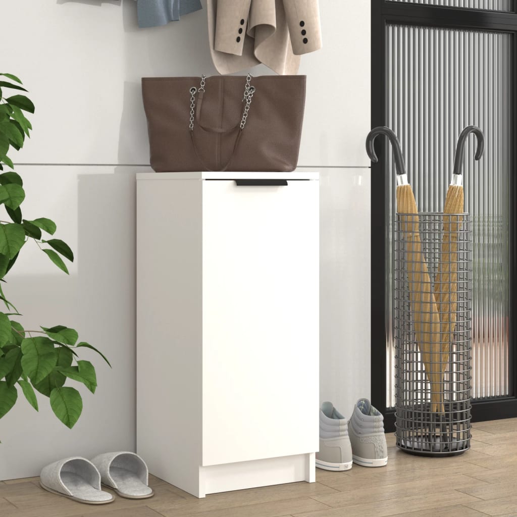 vidaXL Pantofar, alb, 30x35x70 cm, lemn compozit vidaXL Pantofar, alb, 30x35x70 cm, lemn compozit
