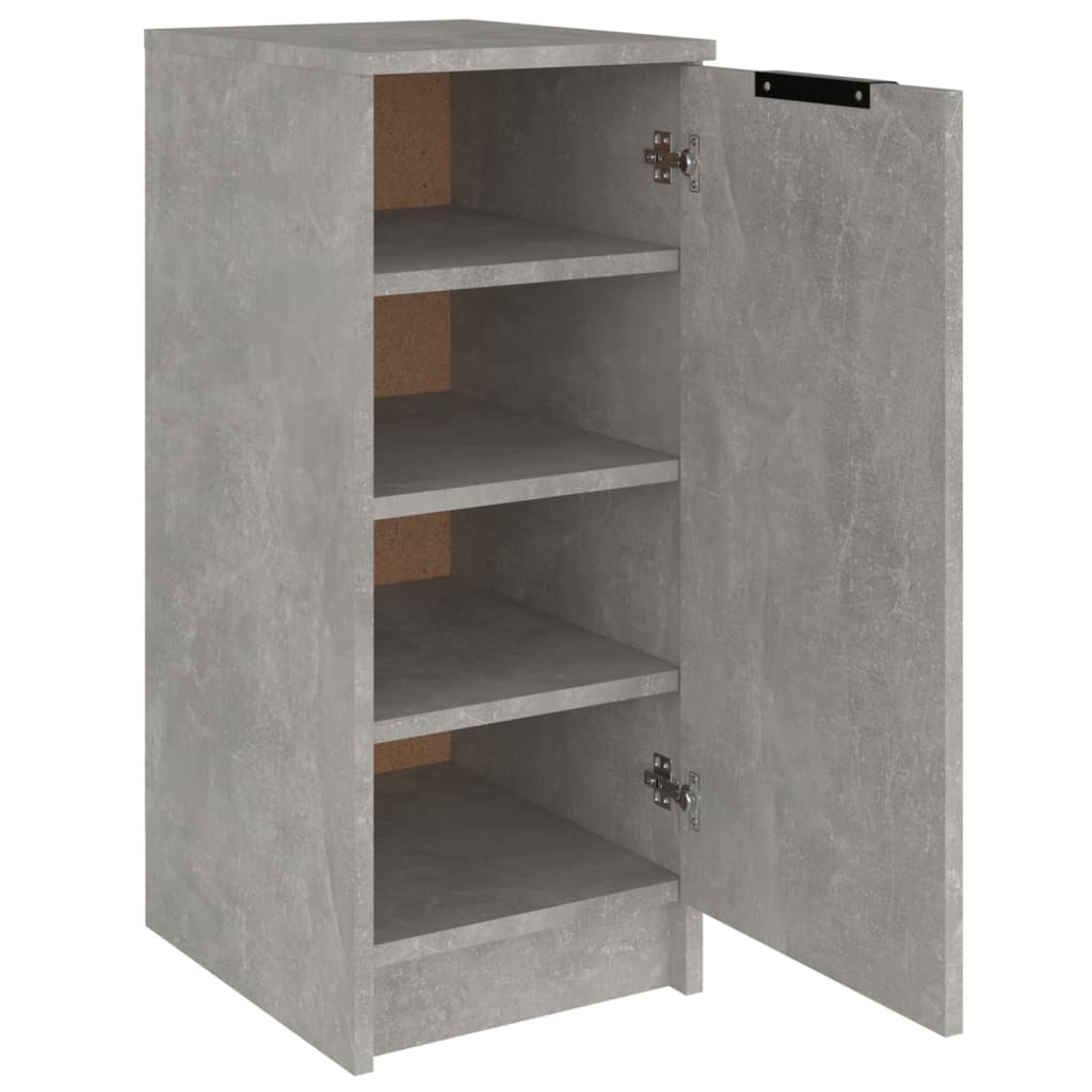 vidaXL Pantofar, gri beton, 30x35x70 cm, lemn compozit