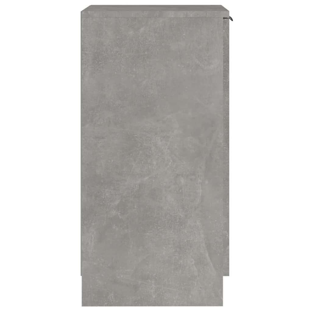 vidaXL Pantofar, gri beton, 30x35x70 cm, lemn compozit