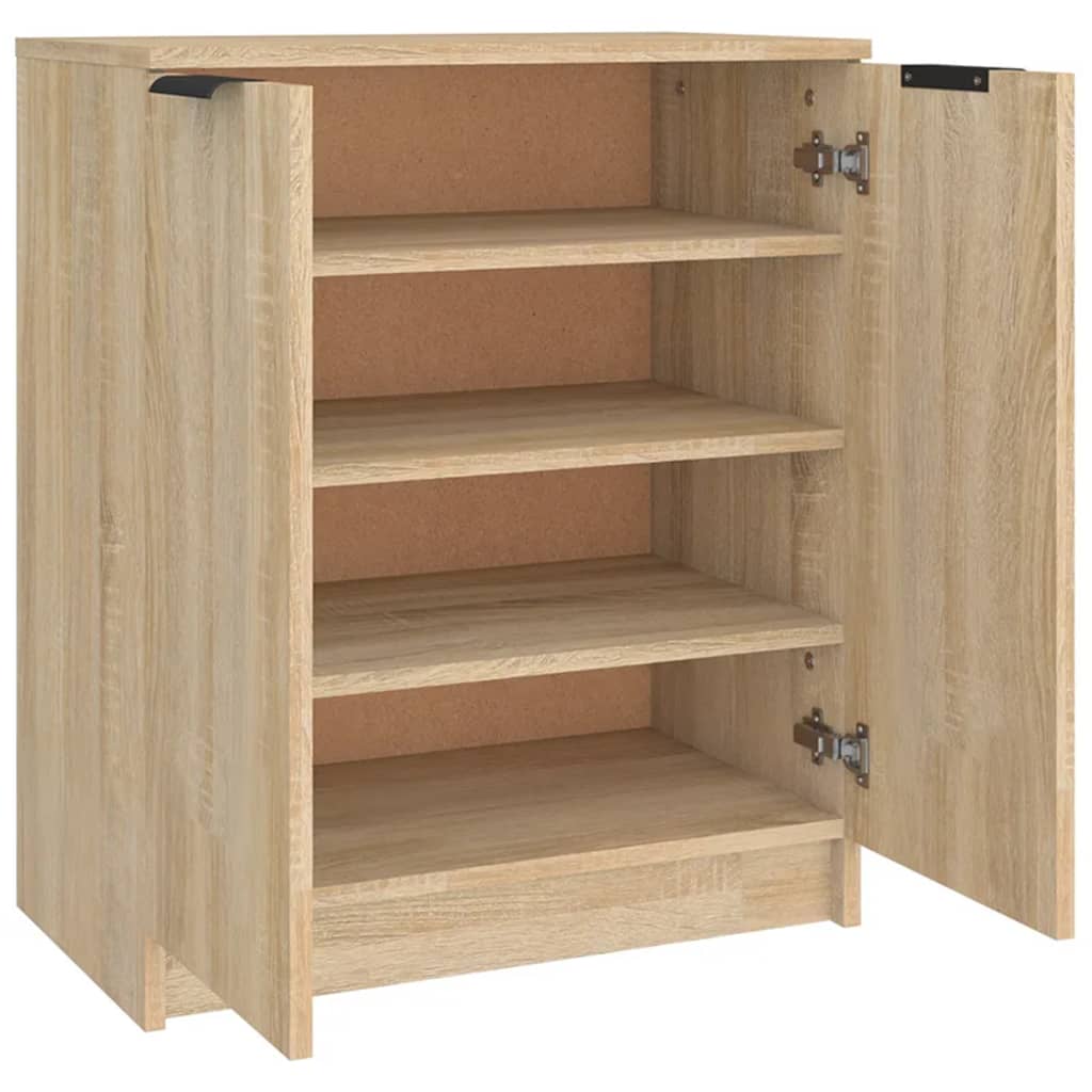 vidaXL Pantofar, stejar sonoma, 59x35x70 cm, lemn prelucrat