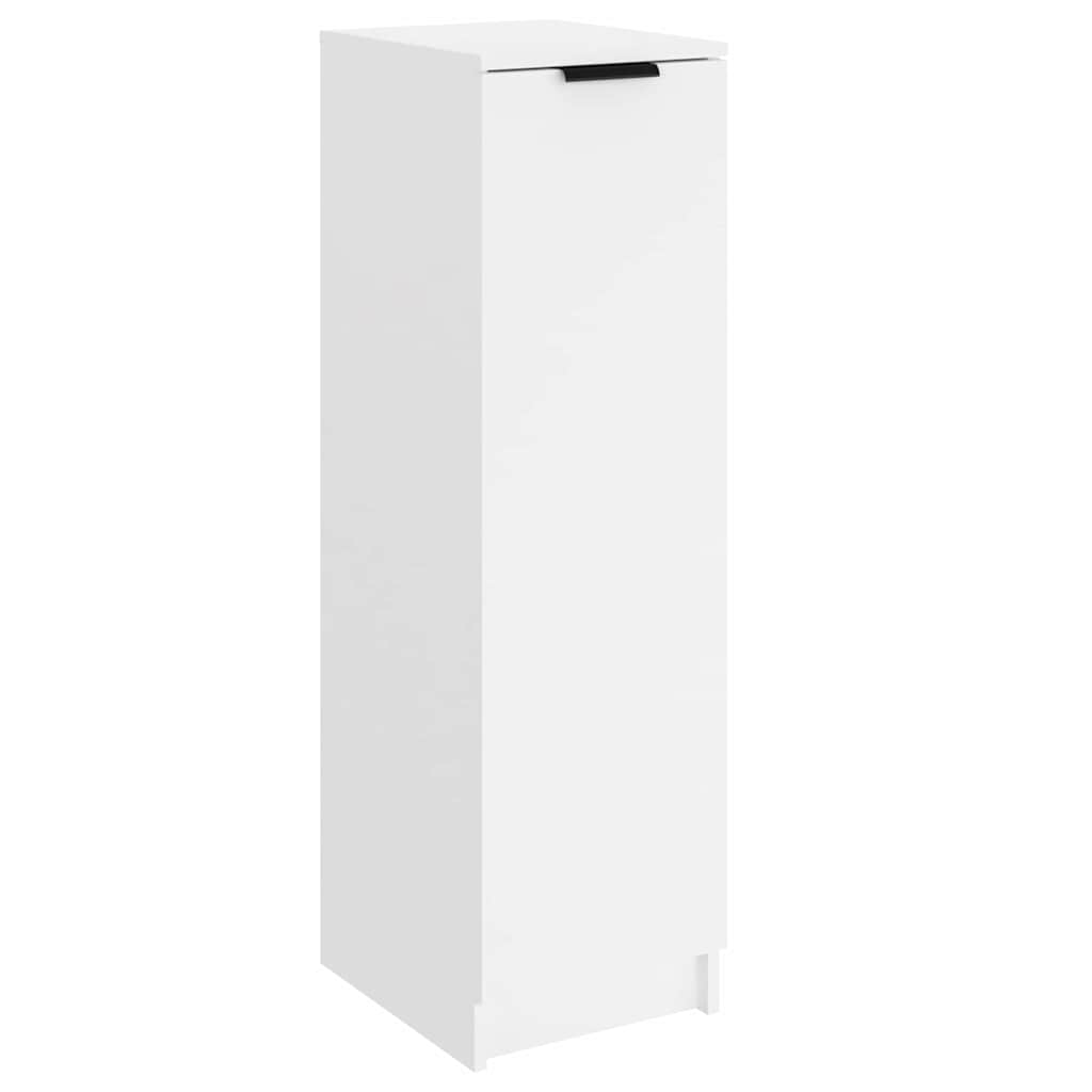 vidaXL Pantofar, alb, 30x35x100 cm, lemn compozit