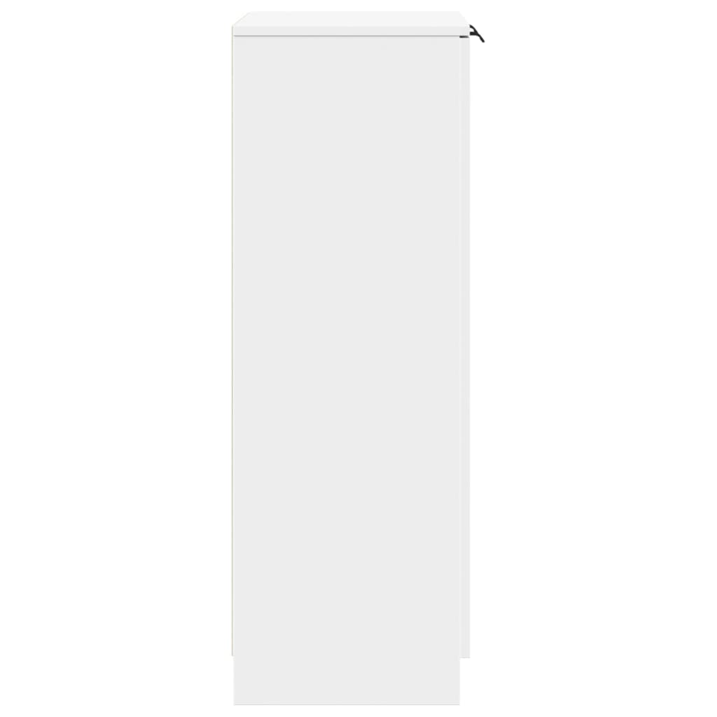 vidaXL Dulap pentru încălțăminte alb 59x35x100 cm lemn prelucrat vidaXL Dulap pentru încălțăminte alb 59x35x100 cm lemn prelucrat