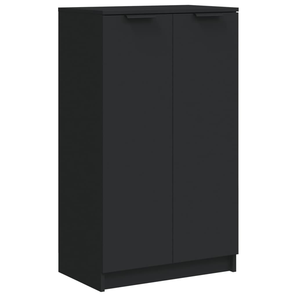 vidaXL Pantofar, negru, 59x35x100 cm, lemn prelucrat vidaXL Pantofar, negru, 59x35x100 cm, lemn prelucrat