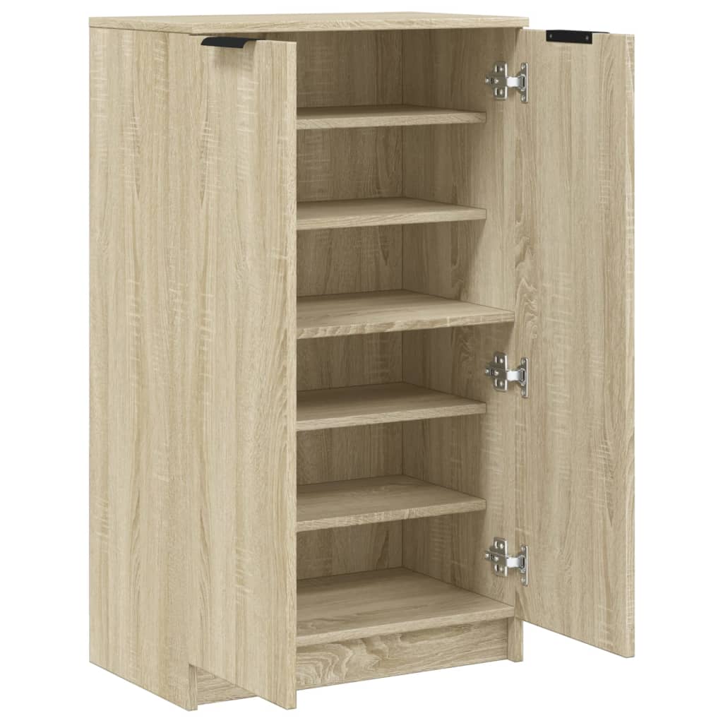 vidaXL Pantofar, stejar sonoma, 59x35x100 cm, lemn compozit