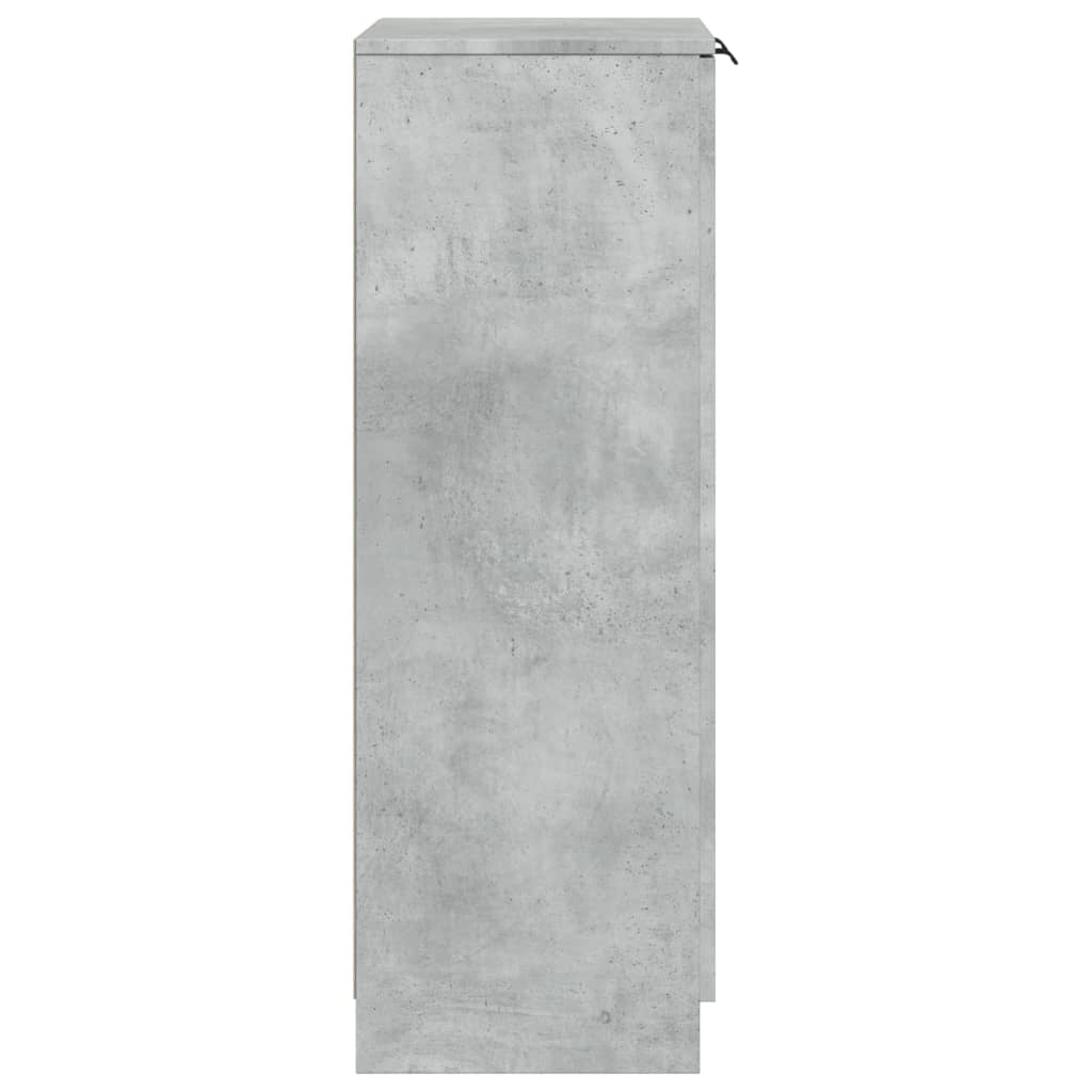vidaXL Pantofar, gri beton, 59x35x100 cm, lemn compozit vidaXL Pantofar, gri beton, 59x35x100 cm, lemn compozit