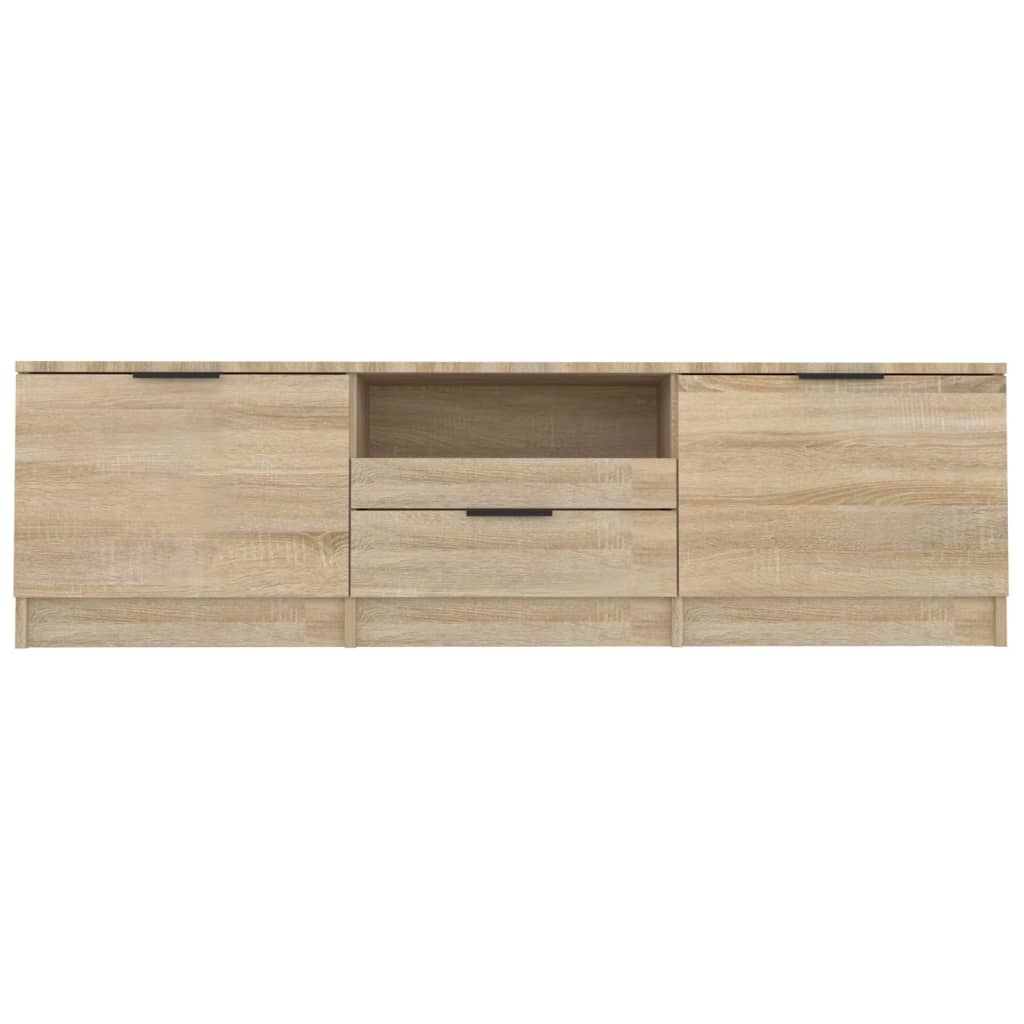 vidaXL Comodă TV, stejar sonoma, 140x35x40 cm, lemn prelucrat vidaXL Comodă TV, stejar sonoma, 140x35x40 cm, lemn prelucrat