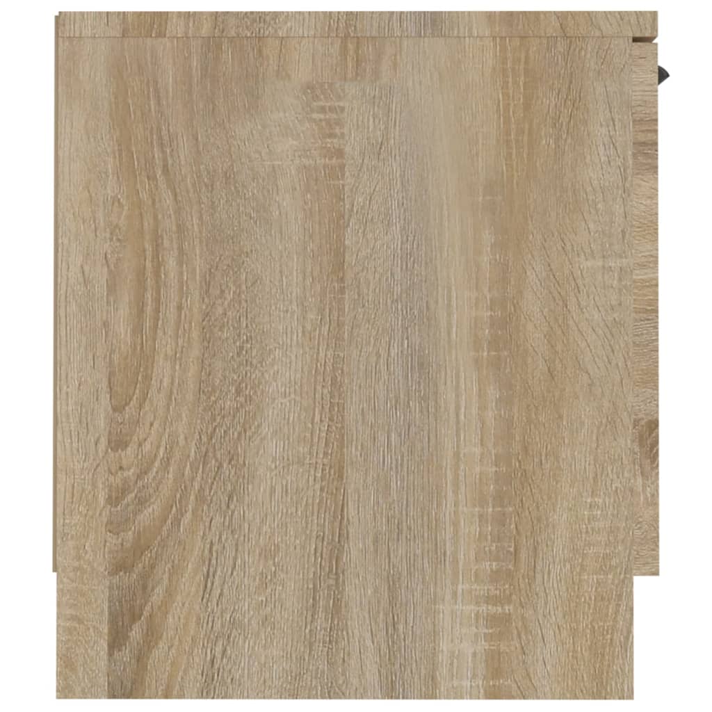 vidaXL Comodă TV, stejar sonoma, 140x35x40 cm, lemn prelucrat vidaXL Comodă TV, stejar sonoma, 140x35x40 cm, lemn prelucrat