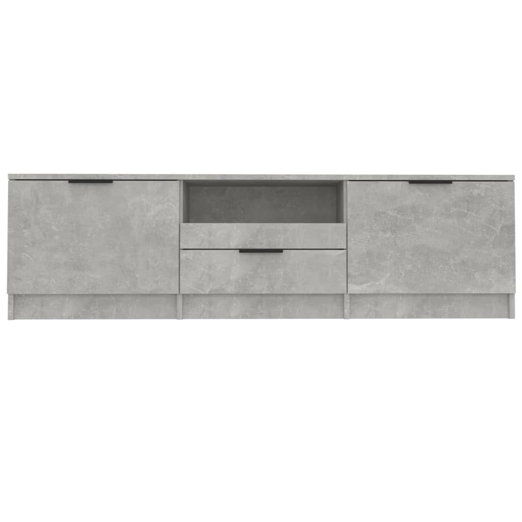 vidaXL Comodă TV, gri beton, 140x35x40 cm, lemn prelucrat vidaXL Comodă TV, gri beton, 140x35x40 cm, lemn prelucrat